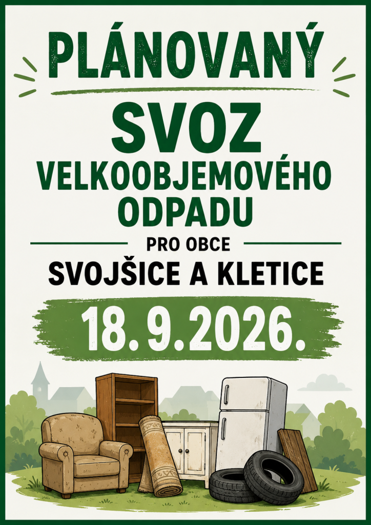 Svoz velkoobjemového odpadu